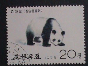 ​KOREA-1975  LOVELY PANDA -PAINTING CTO VERY FINE WE SHIP TO WORLD WIDE