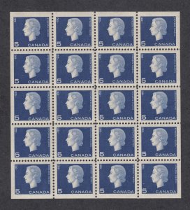 Canada #405b, 405bq Mint Miniature Panes of 25