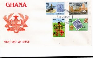 Ghana 1993 Sc 1567-70 FDC