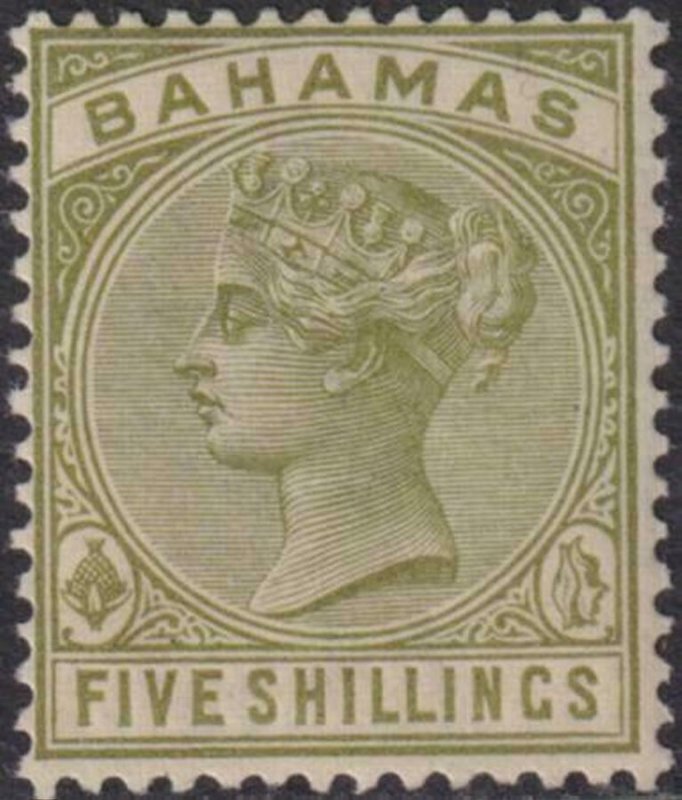 Bahamas 1884-1890 31 Mint 