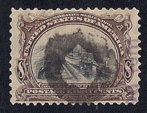 #298 8 cents Pan American Stamp used EGRADED SUPERB 98 XXF