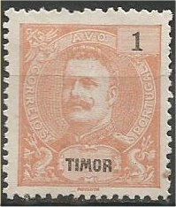 TIMOR, 1898, MVLH 1a  King Carlos Scott 54