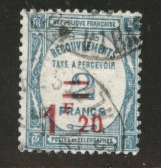 France Scott J66 used 1929 postage due