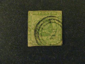 Denmark #5a used yellow green a22.5 4776