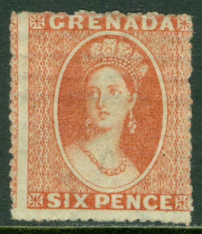 EDW1949SELL : GRENADA 1871 Scott #5 Mint. Remarkably Fresh with full OG Cat