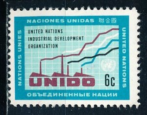 United Nations - New York #185 Single Unused