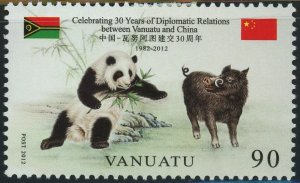 Vanuatu #1024 Diplomatic Relations with China 90v Postage Stamp 2012 Mint LH