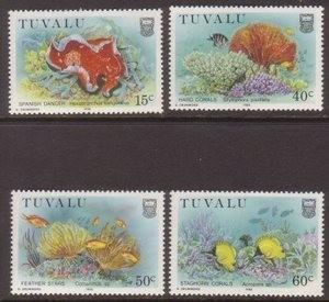 Tuvalu #465-68 F-VF Mint NH ** Marine Life