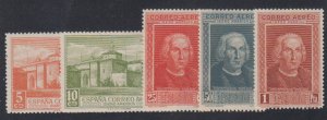 Spain - 1930 - SC C43-47 - NH