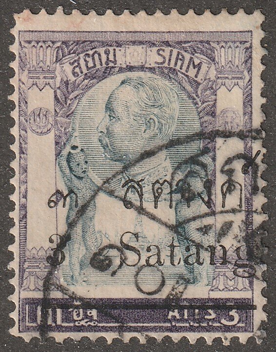 Siam, stamp, Scott#132, used, hinged,  2 satang,