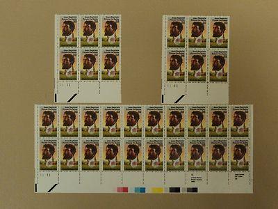 USPS Scott 2249 22c 1986 Jean Baptiste Point Du Sable Lot...