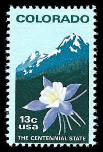 PCBstamps   US #1711 13c Colorado Statehood, MNH, (34)