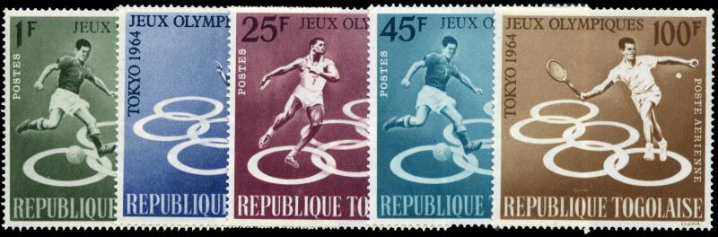 Togo 491-4, C43 MNH - 1964 Tokyo Olympics