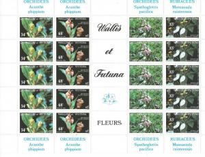 Wallis and Futuna Islands #283-86 Sheet of 20 5 sets of 4 