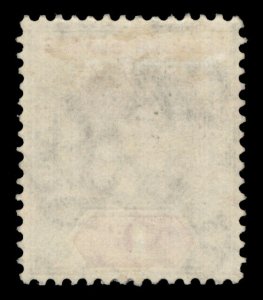 Leeward Islands 1906 KEVII 1d dull purple & carmine MLH. SG 30. Sc 30.