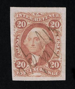 GENUINE SCOTT #R41a F-VF 1862-71 RED 1ST ISSUE FOREIGN EXCHANGE IMPERF #18526