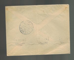 1940 Istanbul Turkey Cover Local Use