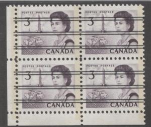 Canada #456pxx 3c Dp Rd Purple Centennial GT-2 Precancel LL Field Blk VF-80 NH