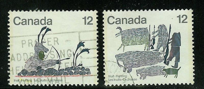 Canada Scott / Unitrade #750-751  F/VF Used Set