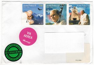 Chile 2006 Cover Stamps Scott 1443 Death of Pope John Paul II