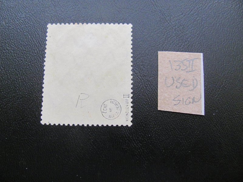 Germany 1920 USED SIGNED WEINBACH MI.  135II SC 272 Bavaria XF 260 (122)