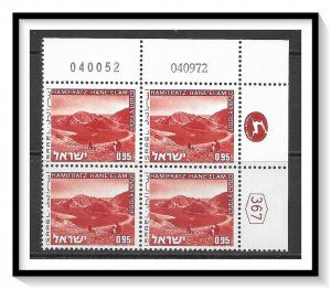 Israel Plate Block #472 Landscapes Issue Dated MNH