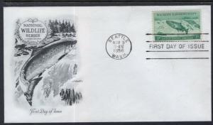 US 1079 Salmon Artmaster U/A FDC