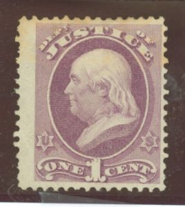 United States #O25  Single