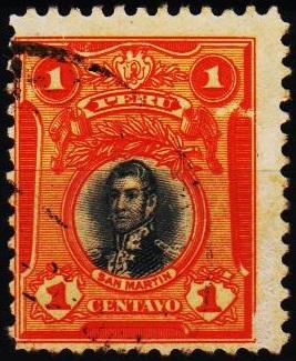 Peru. 1918 1c S.G.406 Fine Used