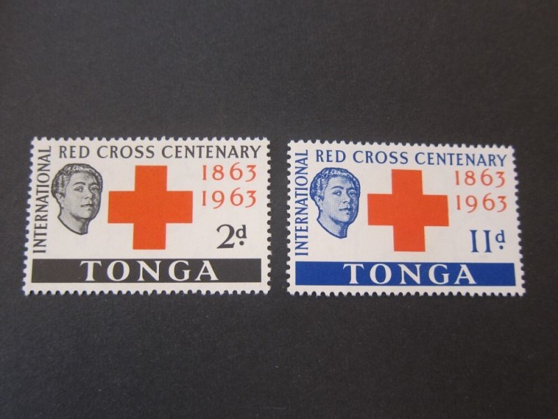 Tonga 1963 Sc 134-5 set MH