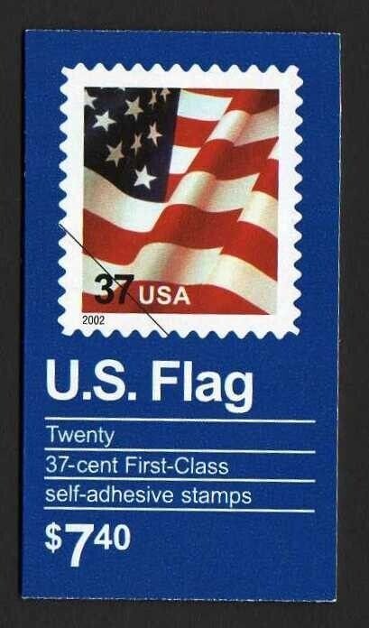 USA Scott BK291B Complete Booklet - U.S. Flag (SCV $15.00)