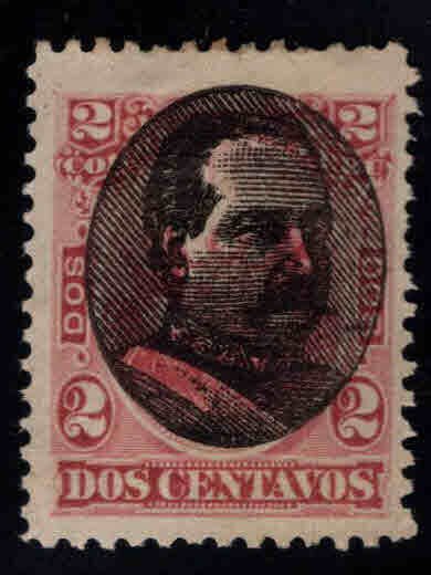 Peru  Scott 120 Mint No Gum Overprinted stamp 1894