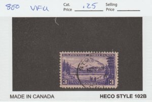 Scott# 800 1937 3c Alaska Territory Issue VF Used