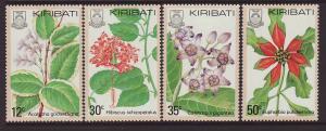 1981 Kiribati Flowers Set Mint