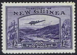 NEW GUINEA 1935 BULOLO AIRMAIL £2