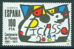 SPAIN Scott 2230 MNH** 1981 Picasso ART stamp