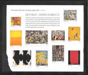 #4444 Mint Abstract Expressionists Sheet