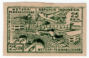 (I.B) Indonesia Revenue : Restaurant Tax 25s (Meterai Pembangoenan)