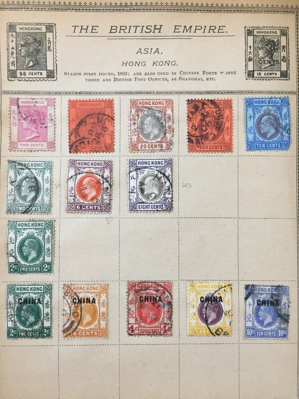 Rowland Hill Old M&U Collection (Apx600) India China Africa Japan USA (SK209) 