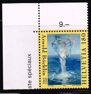 Switzerland 2001,#1106 MNH, Birth of Venus by Arnold Böcklin (1827-1901)