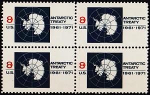 United States. 1971 8c(Block of 4) S.G.1432 Unmounted Mint