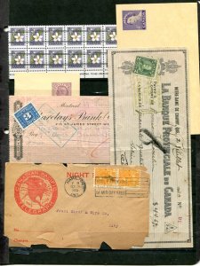 Canada  small lot mint hinged and never hinged and used - Lakeshore Philatelics