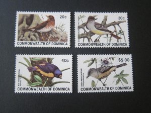 Dominica 1981 Sc 696-699 bird set MNH