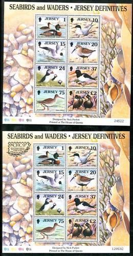 Jersey 785, 785a,  MNH, Birds. s8906