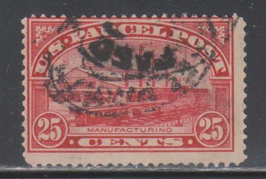 United States,  25c Parcel Post (SC# Q9) Used