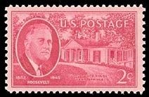 931 Roosevelt F-VF MNH single