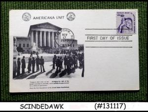 UNITED STATES USA 1977 AMERICAN ISSUE Contemplation of Justice - FDC