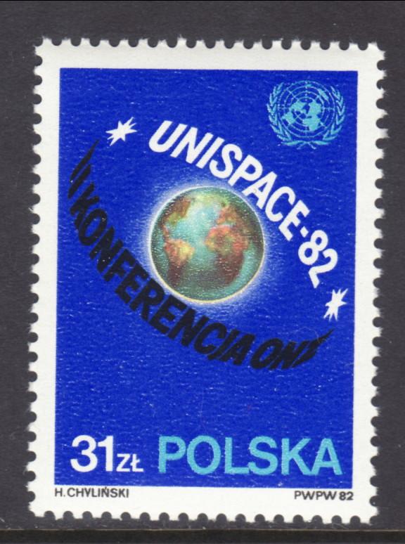 Poland 2525 Space MNH VF