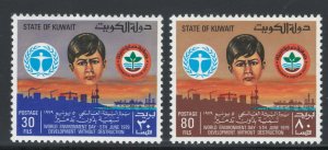Kuwait 1979 World Environment Day Scott # 794 - 795 MH