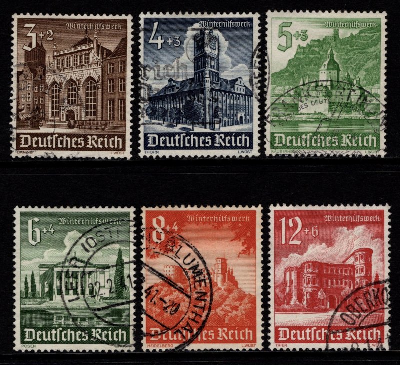 Germany 1940 Winter Relief Fund, Part Set to 12pf + 6pf [Used]